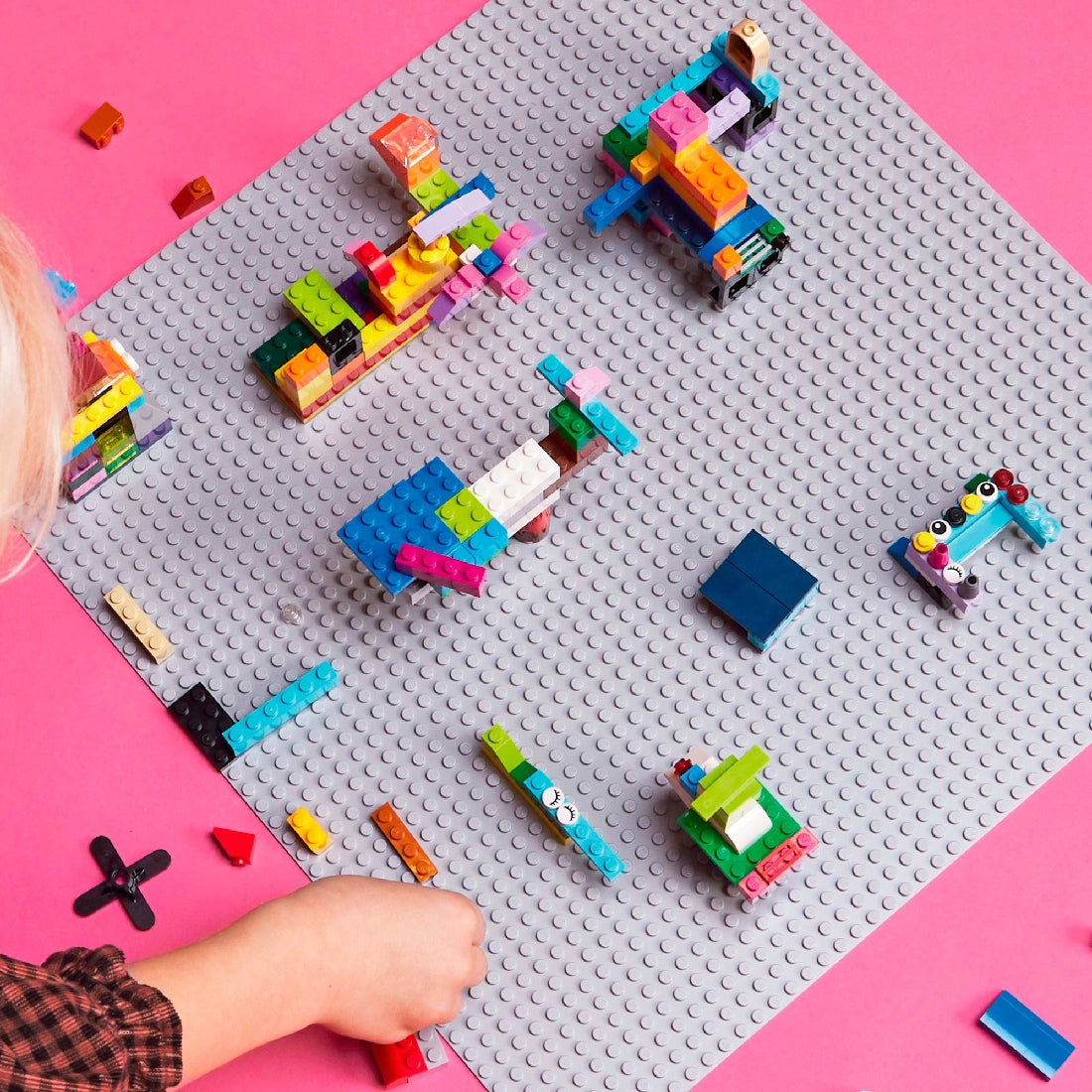 LEGO LEGO Classic Gray Baseplate 11024 Age: 4+