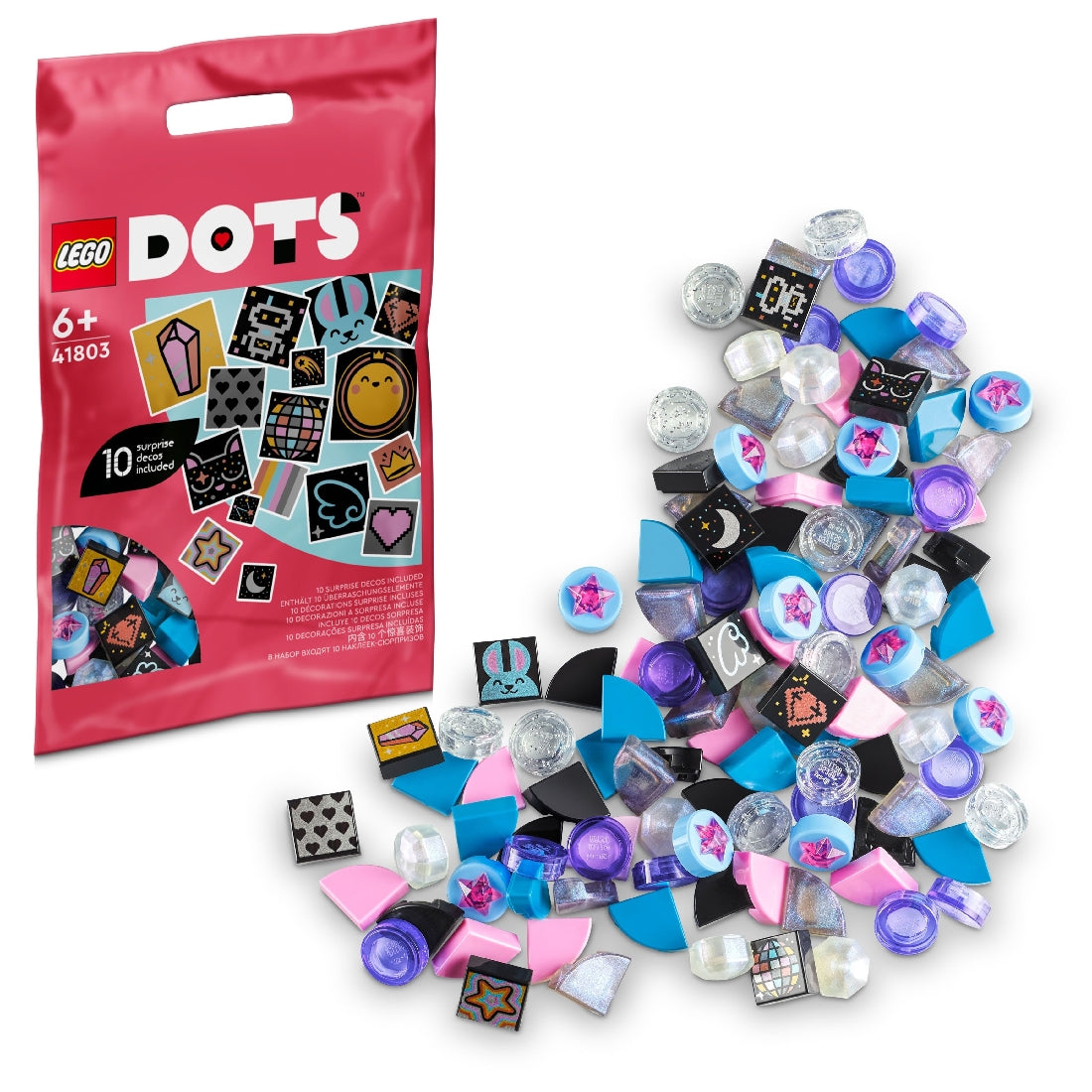LEGO Extra Dots Series 8 - Glitter And Shine Pack 41803 Age: 6+