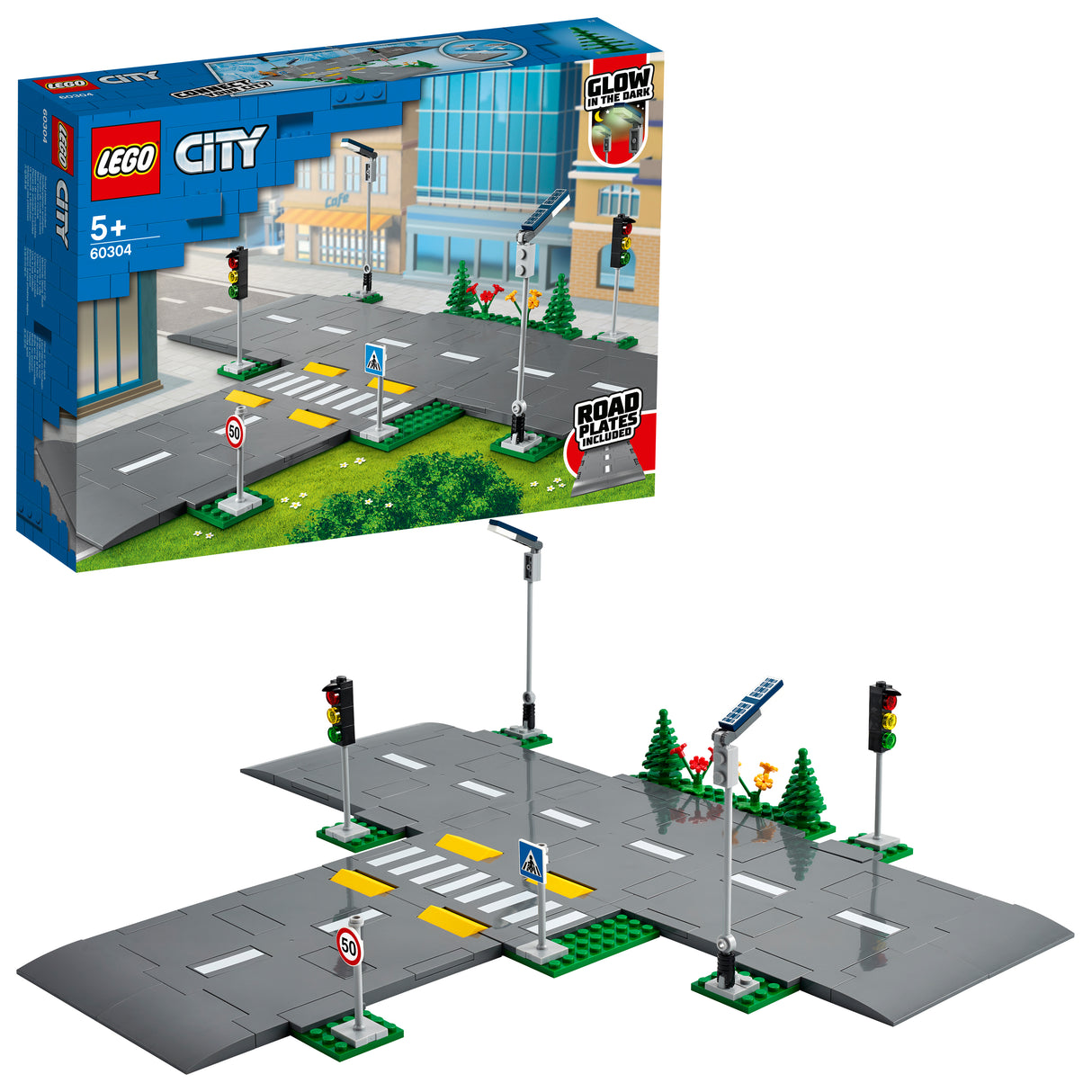 LEGO City Road Plates 60304 Age: 5+