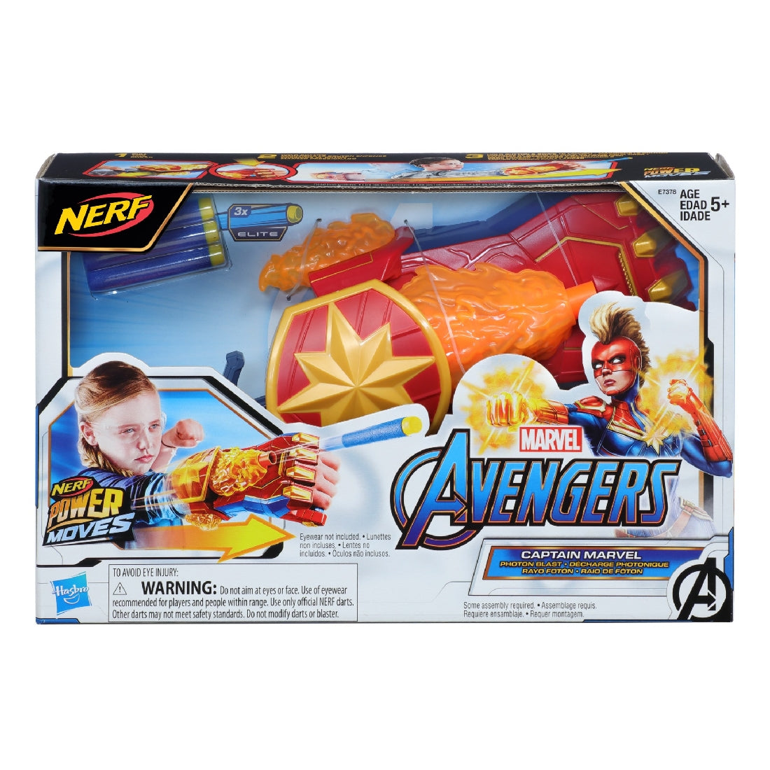 Marvel Avengers Power Moves Captain Marvel Photon Blast