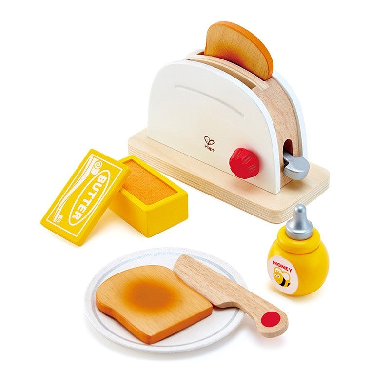 Hape Pop-up Toaster Set White