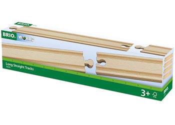 Brio Long Straight Tracks 4 pieces