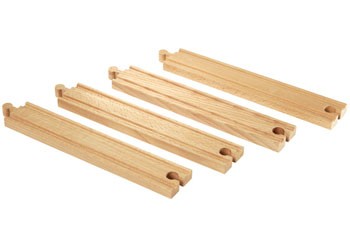 Brio Long Straight Tracks 4 pieces