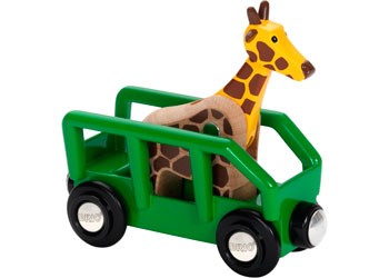 Brio Giraffe and Wagon 2 pieces