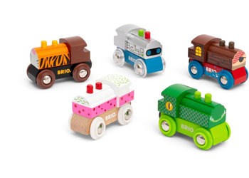 Brio Themed Trains 4x5 titles CDU20