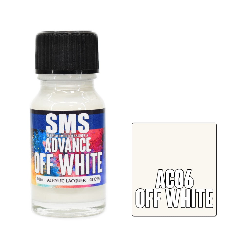 Sms Advance Off White 10ml Acrylic Lacquer