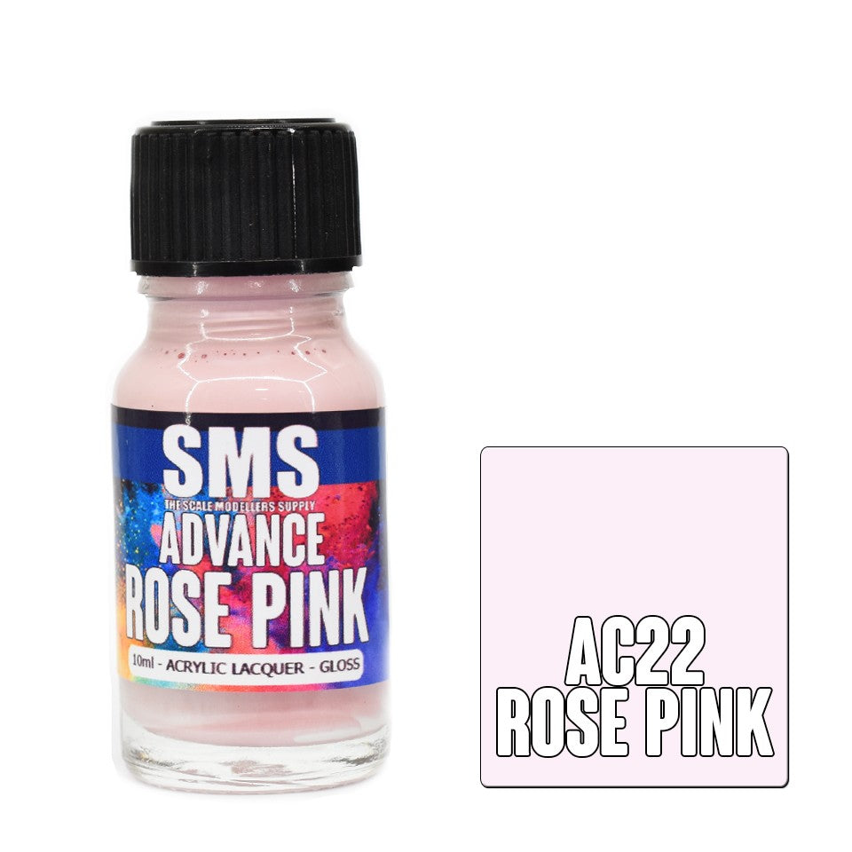 Sms Advance Rose Pink 10ml Acrylic Lacquer