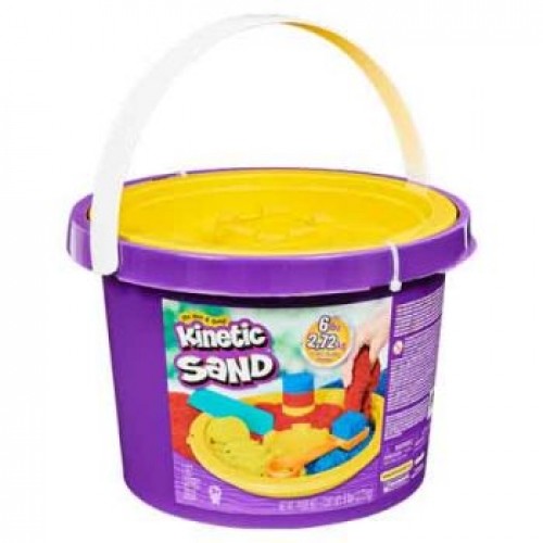 Kinetic Sand Color Bucket With Tools