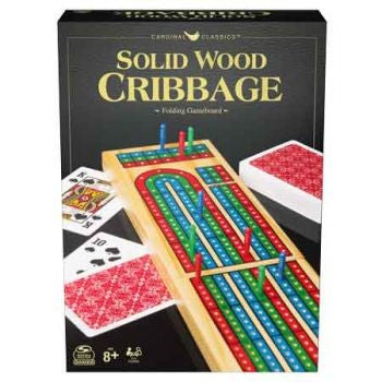 CLASSIC GAMES SOLID WOOD CRIBBAGE