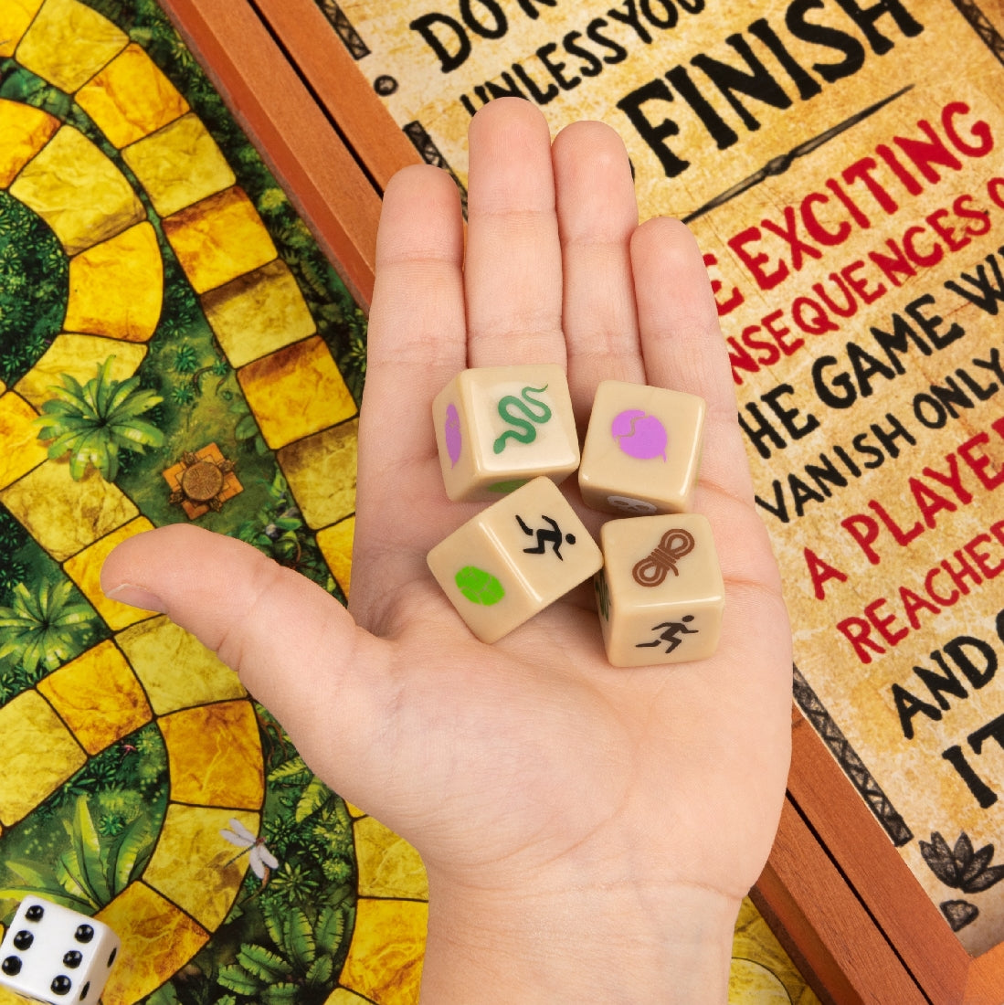 Jumanji Wooden Board Game