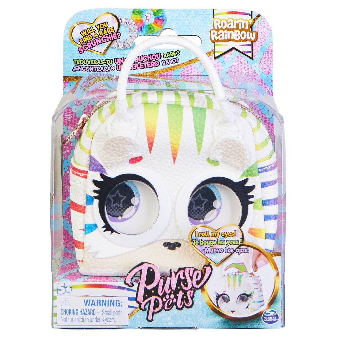 Purse Pets Micro Asst - Roarin' Rainbow