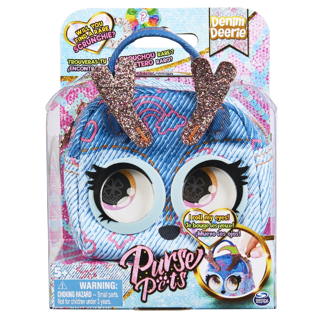 Purse Pets Micro Asst - Denim Deerie