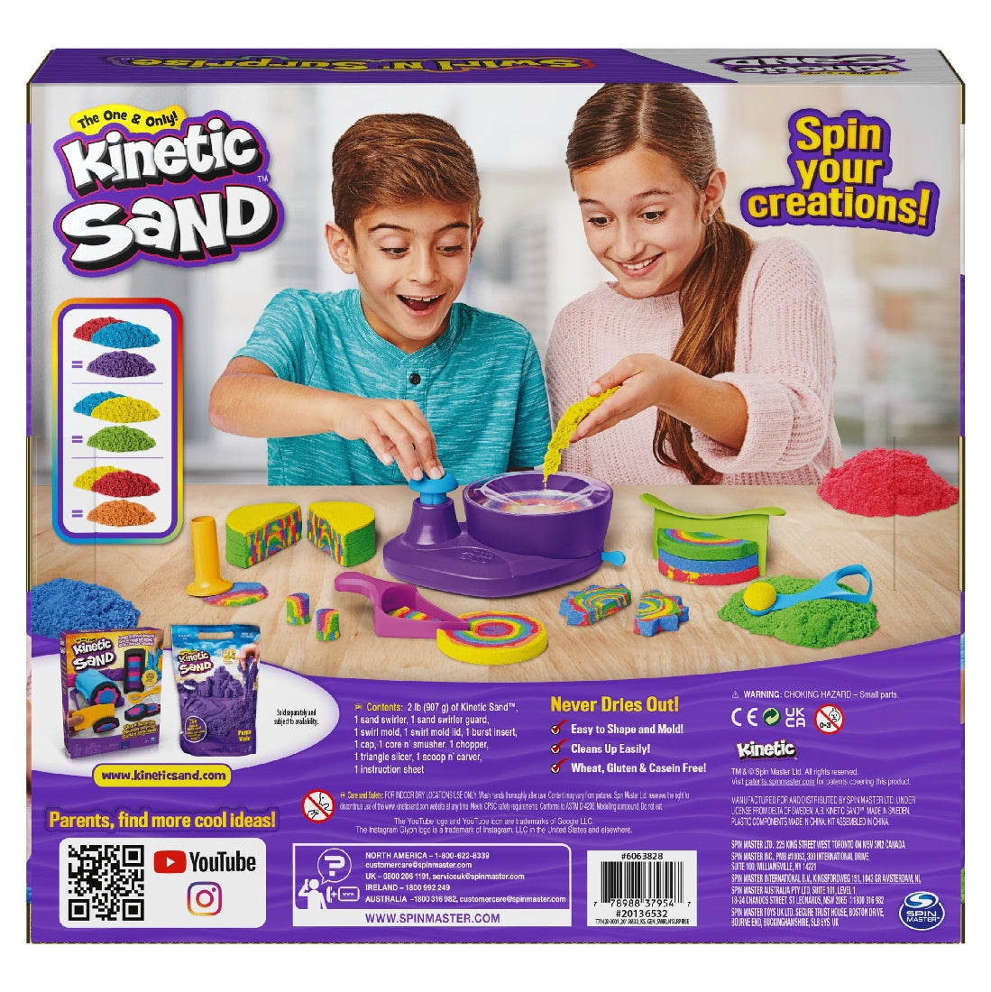 Kinetic Sand Swirl N Surprise