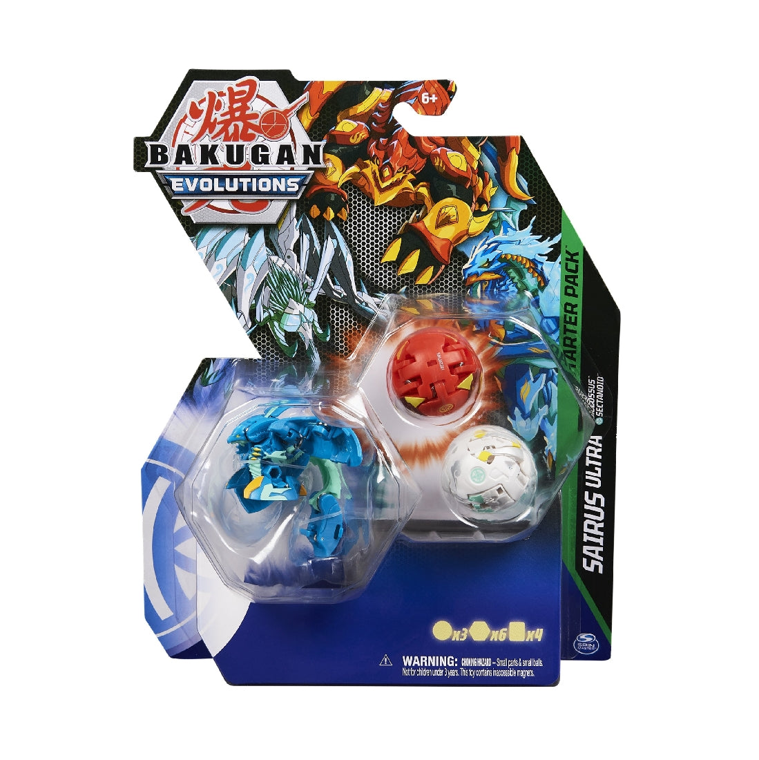 Bakugan Evolutions Starter Pack - Sairus
