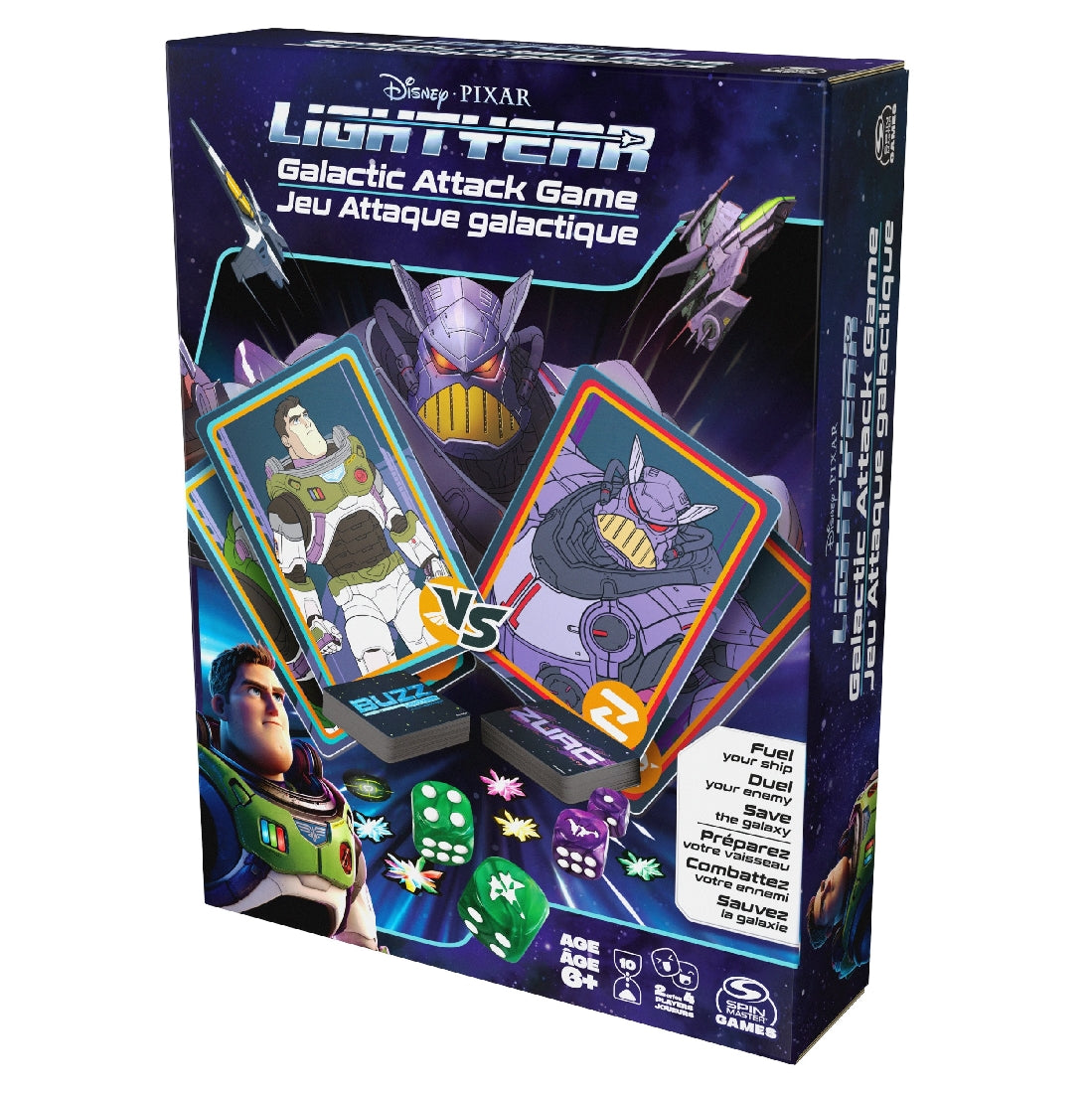 Disney Pixar Lightyear Galactic Attack Game