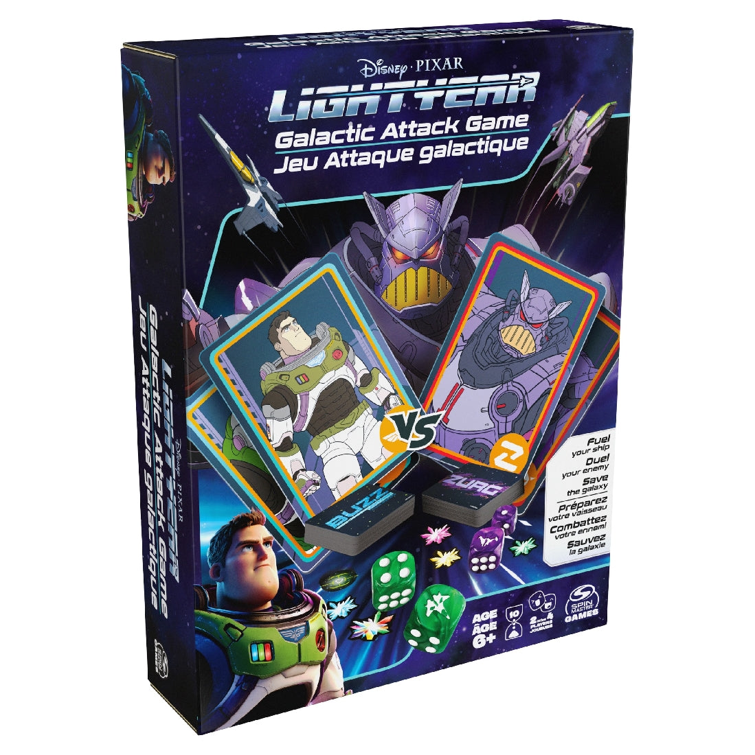 Disney Pixar Lightyear Galactic Attack Game