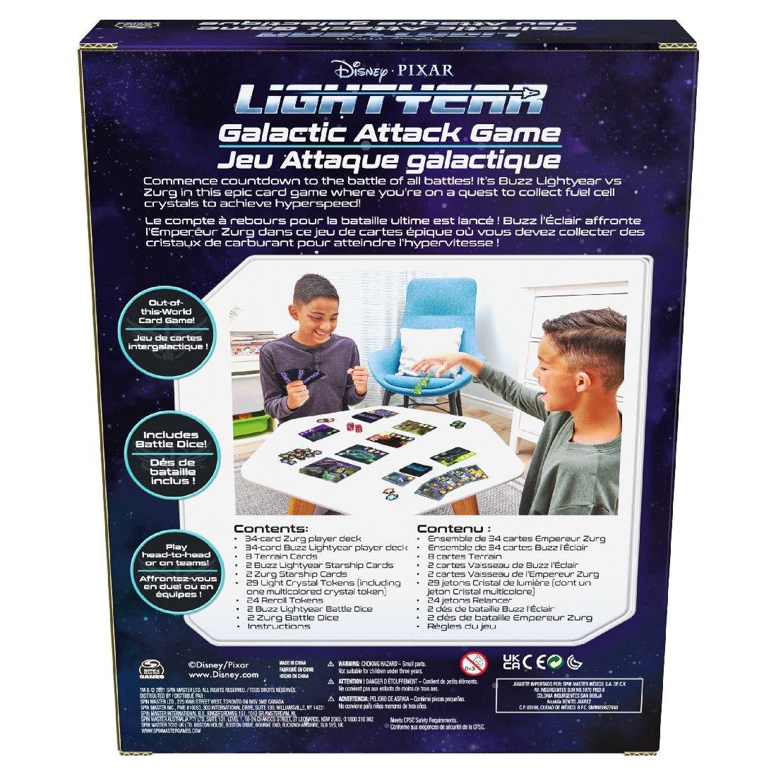 Disney Pixar Lightyear Galactic Attack Game