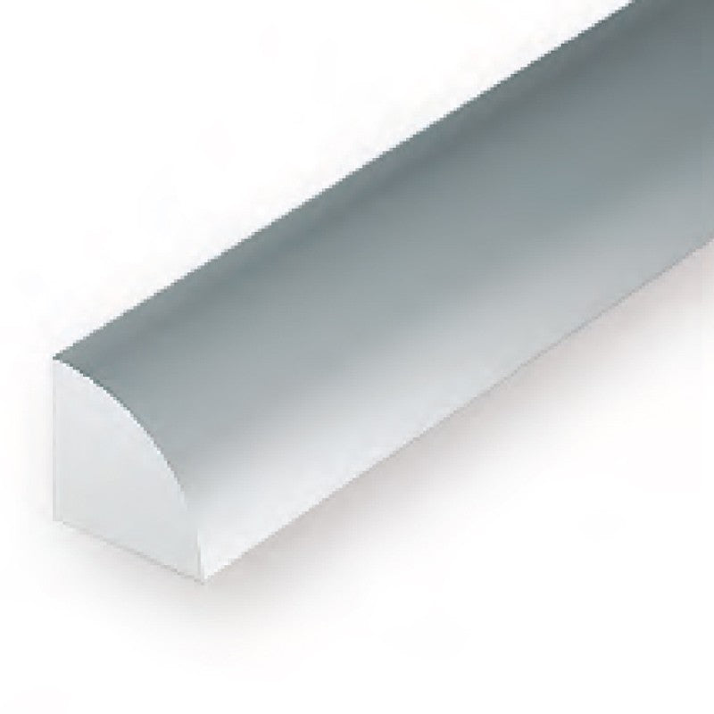 Evergreen White Polystyrene Quarter Round 0.100 x 14 / 2.5mm x 36cm (3)