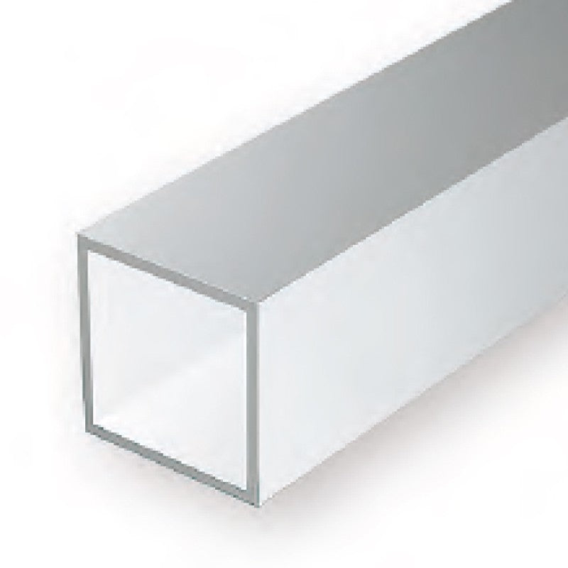 Evergreen White Polystyrene Square Tube 0.312 x 14 / 7.9mm x 36cm (2)