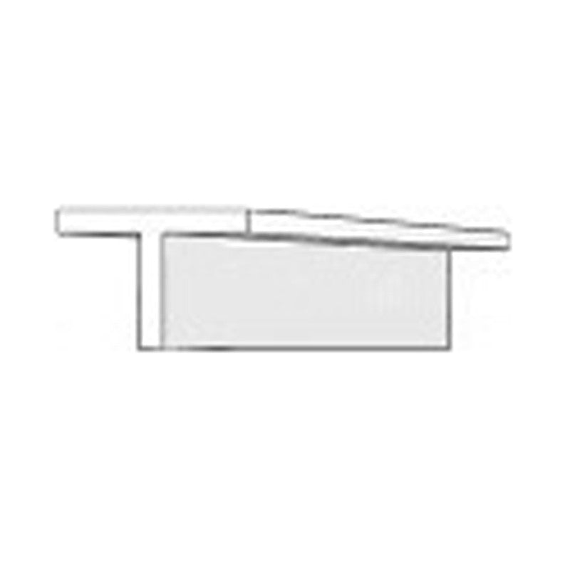 Evergreen White Polystyrene T Profile 0.073 x 0.073 x 14 0.024 Thick / 1.9mm x 1.9mm x 36cm (4)