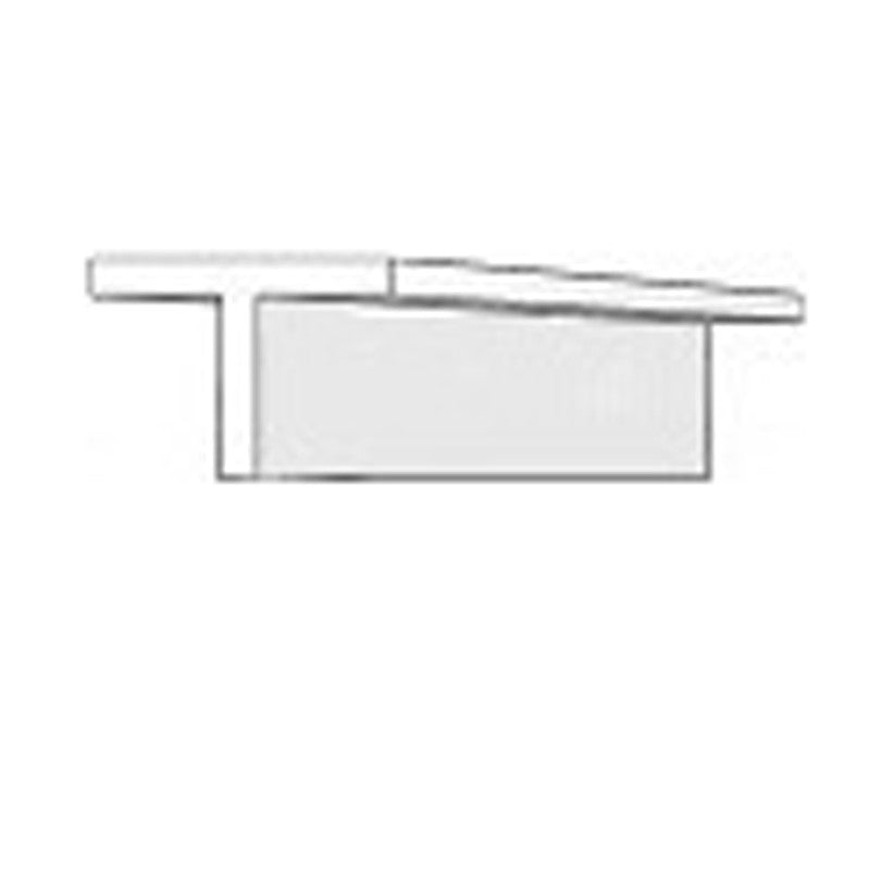 Evergreen White Polystyrene T Profile 0.321 x 0.321 x 14 0.106 Thick / 8.2mm x 8.2mm x 36cm (2)
