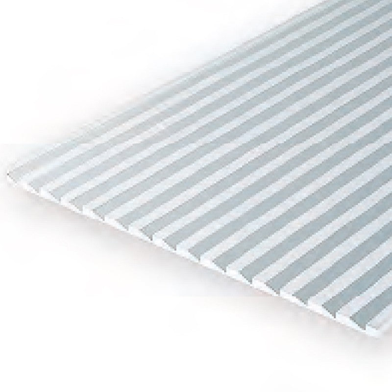 Evergreen White Polystyrene Novelty Siding Sheet 0.109 x 6 x 12 / 2.8mm x 15cm x 30cm (1)