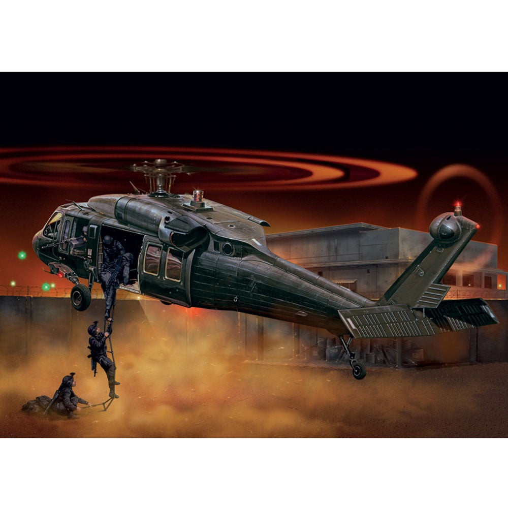 Italeri 1/72 Uh-60/mh-60 Black Hawk "night Raid" Plastic Model Kit *aust Decals*