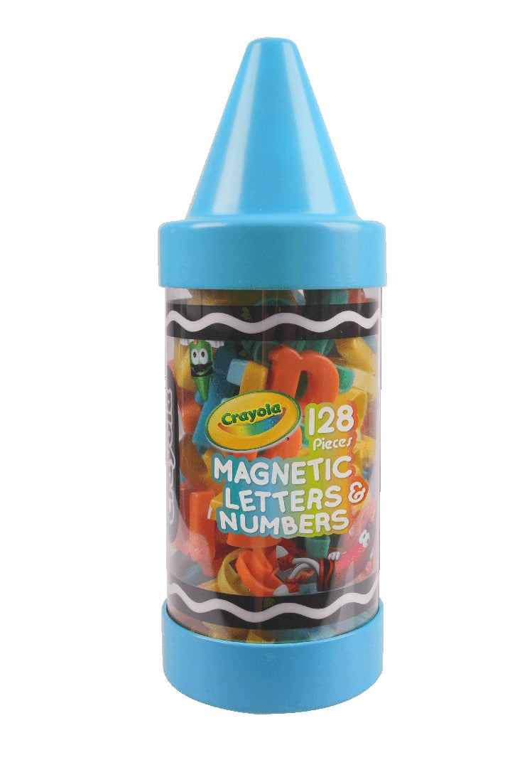 CRAYOLA MAGNETIC LETTERS & NUMBERS ASSORTED 128PC