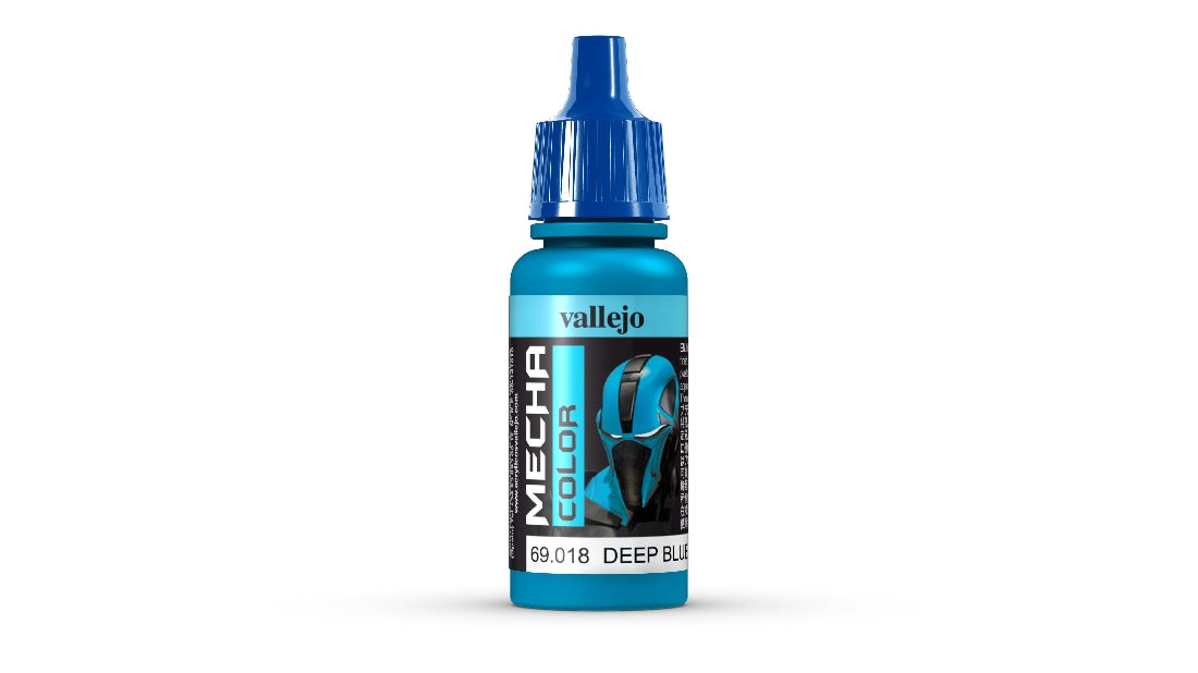Vallejo Mecha Colour Deep Blue 17ml Acrylic Airbrush Paint 69018