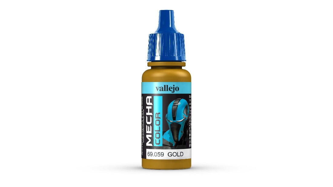 Vallejo Mecha Colour Gold 17ml Acrylic Airbrush Paint 69059