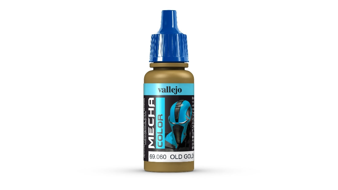 Vallejo Mecha Colour Old Gold 17ml Acrylic Airbrush Paint 69060