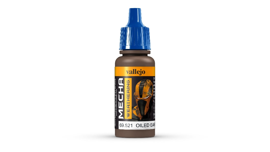 Vallejo Mecha Colour Oiled Earth Wash 17ml Acrylic Paint 69521