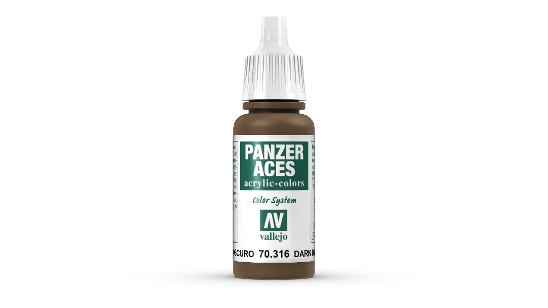 Vallejo Panzer Aces Dark Mud 17 Ml