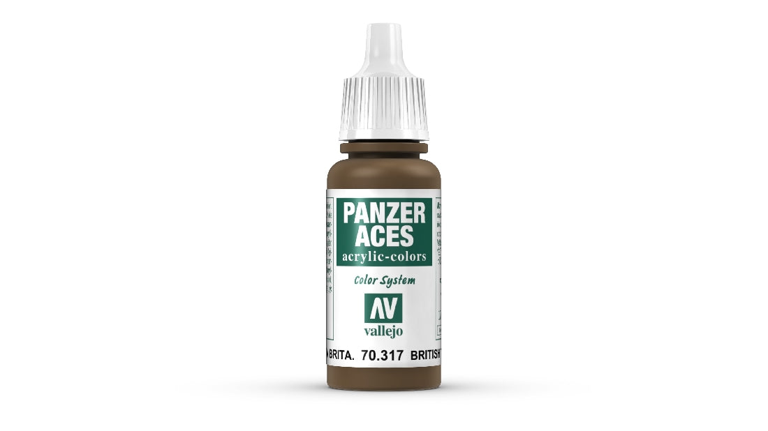 Vallejo Panzer Aces British Tanker 17 Ml