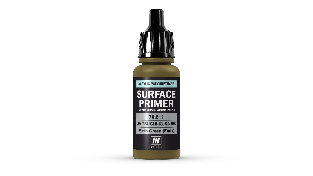 Vallejo Surface Primer IJA-Tsuchi-Kusa-IRO Earth Green (early) 17 ml 70611