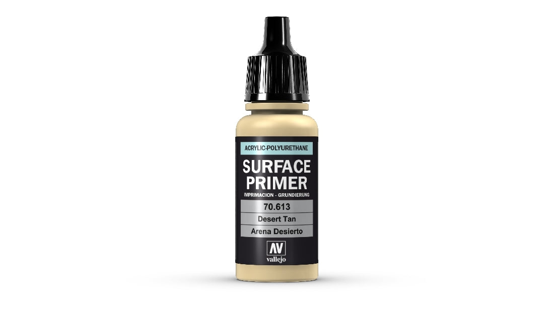 Vallejo Surface Primer: Desert Tan Base - 18ml