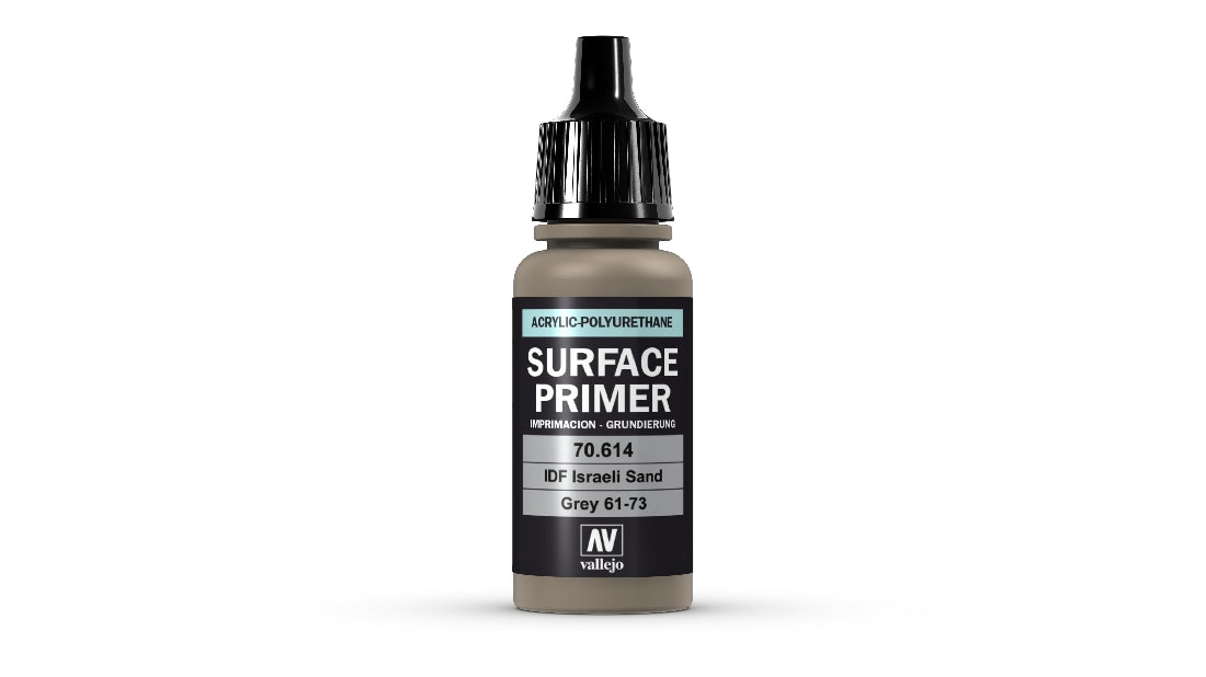 Vallejo Surface Primer: IDF Israeli Sand Grey (61-73) - 18ml