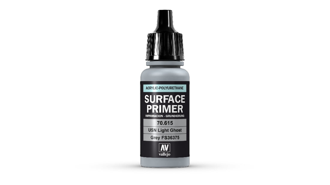 Vallejo Surface Primer: USN Light Ghost Grey FS36375 - 18ml