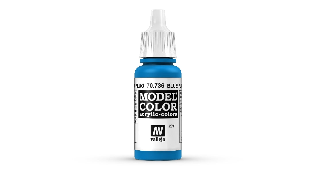 Vallejo Model Colour Fluorescent Blue 17 Ml