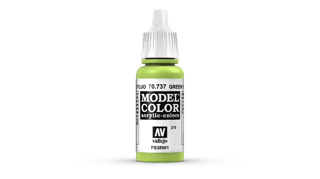 Vallejo Model Colour Fluorescent Green 17 Ml