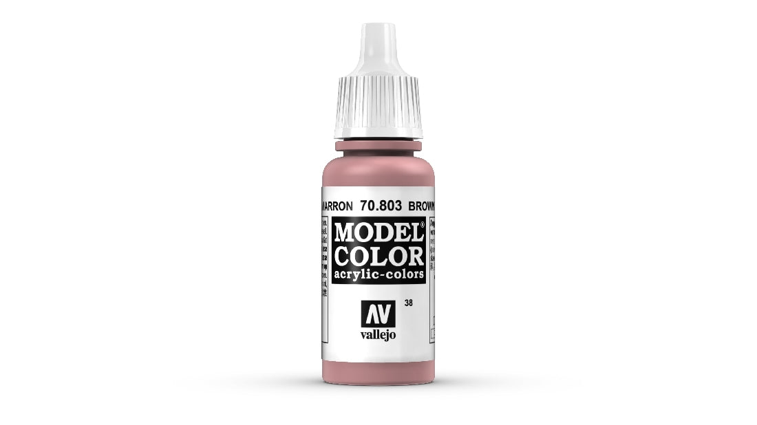 Vallejo Model Colour #010 Brown Rose 18 ml Matt Acrylic Paint