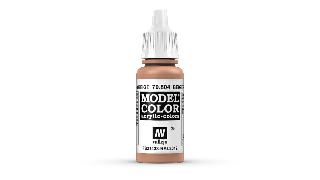 Vallejo Model Colour #013 Beige Red 18 ml Matt Acrylic Paint