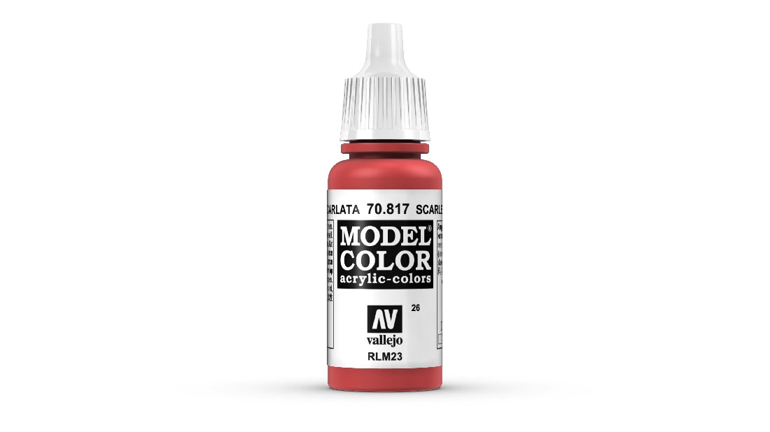 Vallejo Model Colour #037 Scarlet 18 ml Matt Acrylic Paint
