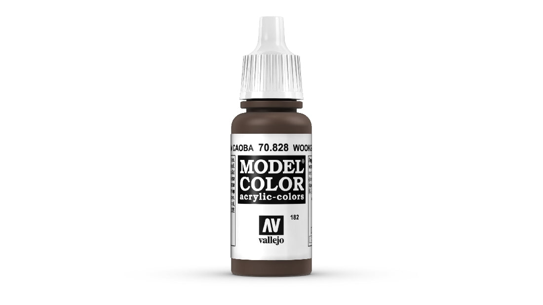 Vallejo Model Colour #193 Mahogany Ink 18 ml Transparent Acrylic Paint