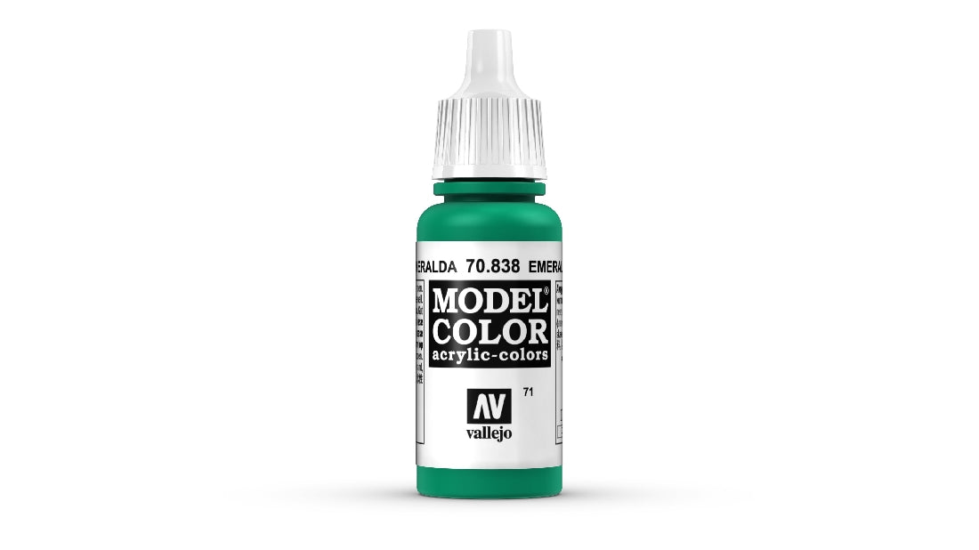 Vallejo Model Colour #075 Emerald 18 ml Matt Acrylic Paint