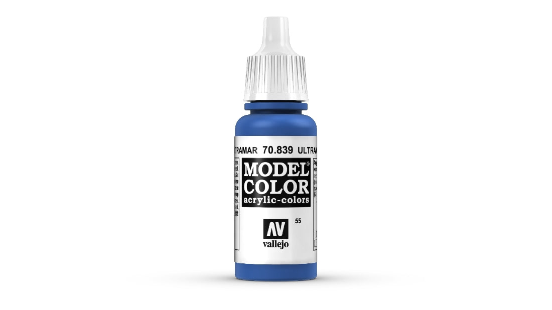 Vallejo Model Colour #055 Ultramarine 17 ml Acrylic Paint