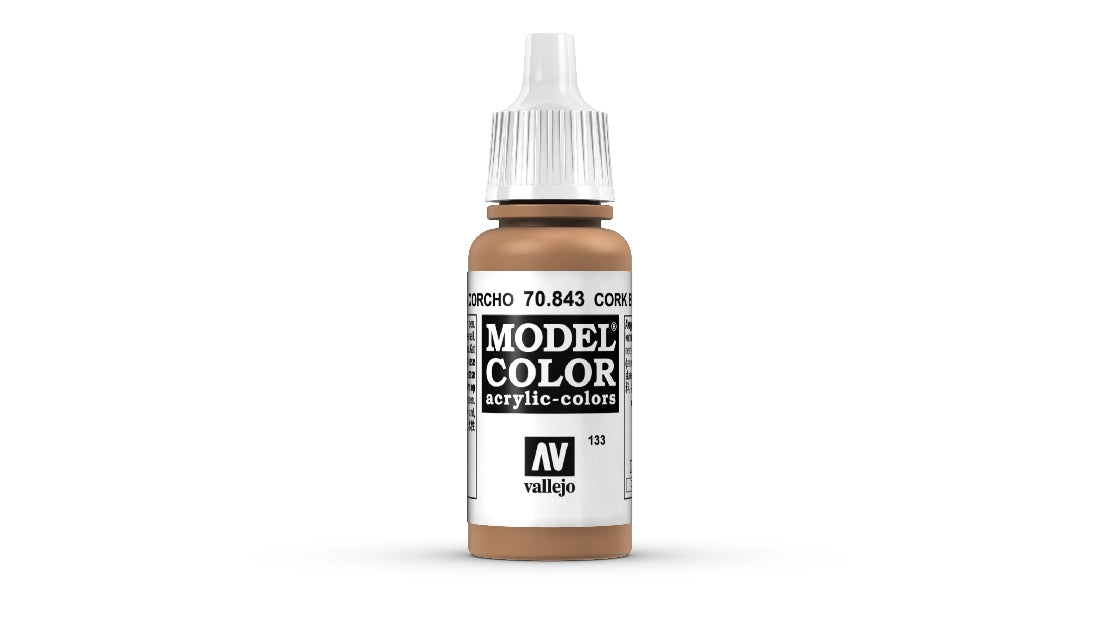 Vallejo Model Colour #014 Cork Brown 18 ml Matt Acrylic Paint