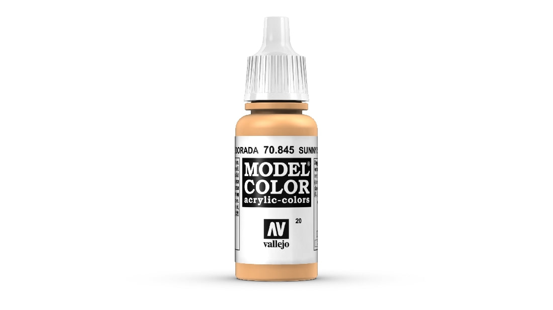 Vallejo Model Colour #012 Sunny Skin Tone 18 ml Matt Acrylic Paint