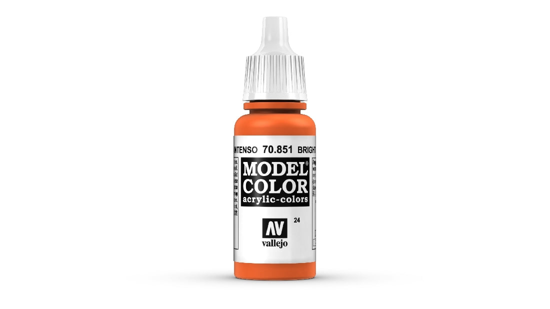 Vallejo Model Colour #030 Bright Orange 18 ml Matt Acrylic Paint