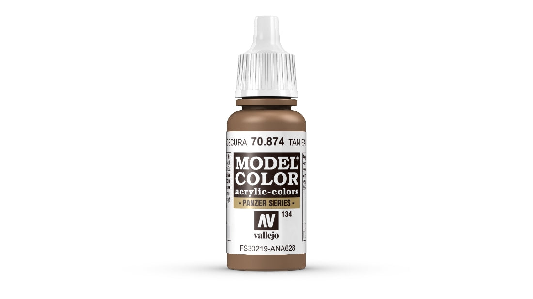 Vallejo Model Colour #141 Tan Earth 18 ml Matt Acrylic Paint